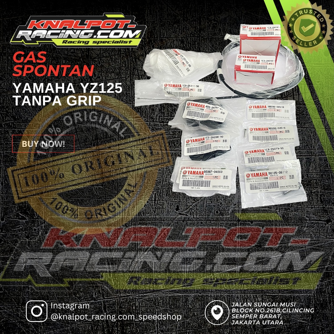 GAS KONTAN YAMAHA YZ125 TANPA GRIP